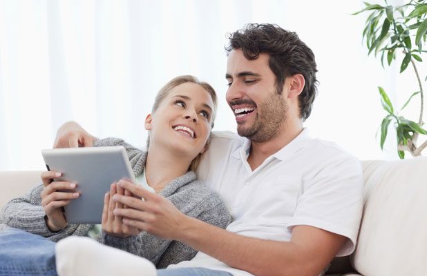 couple on couch