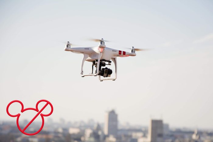 drone in flight