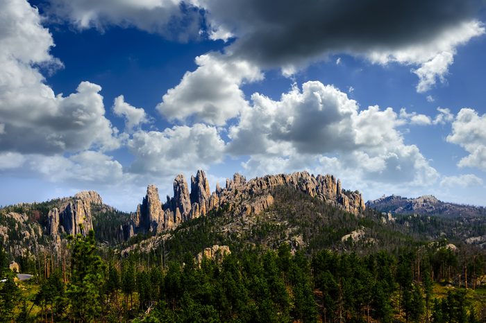 The Pinnacles, a rock formation at Custer State Park, South Dakota