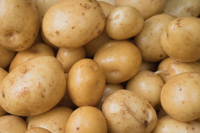 Potatoes close-up