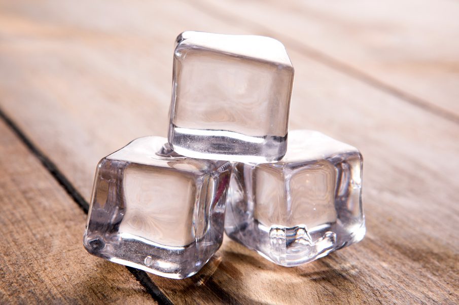 ice cubes for bug bite relief