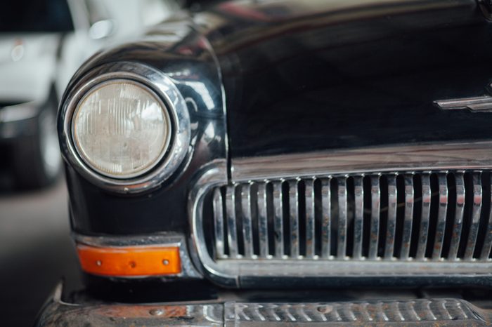 retro car details