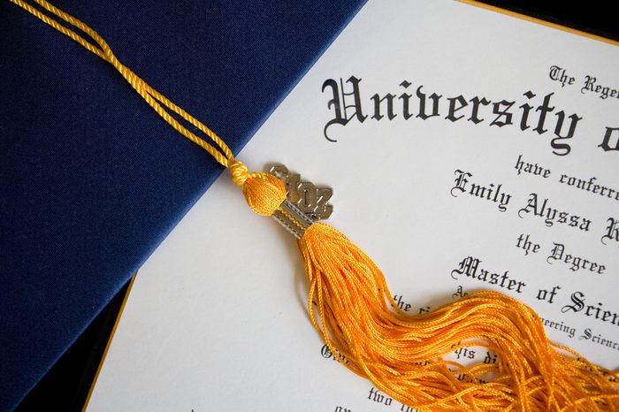 Diploma and Tassel