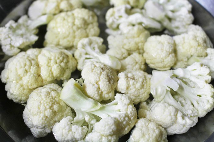 cauliflower cut into small pieces