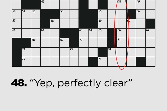 "Yep, perfectly clear"