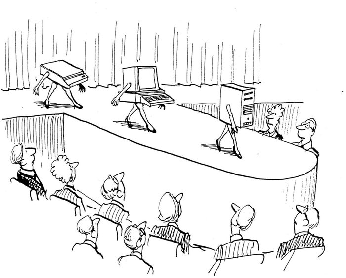 Technology cartoon