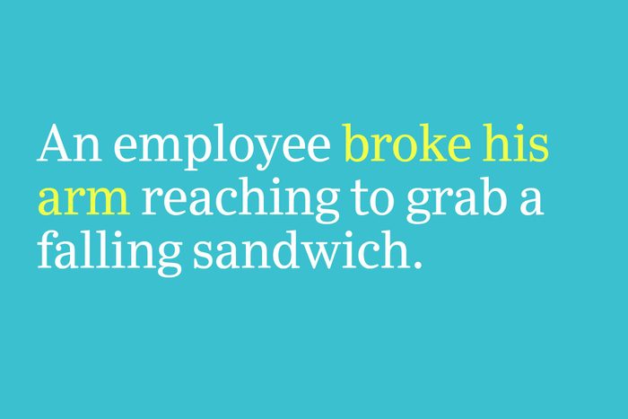 broke his arm