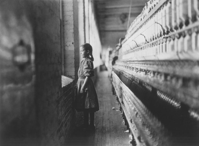 Young Girl Working in Mill, Lincolnton