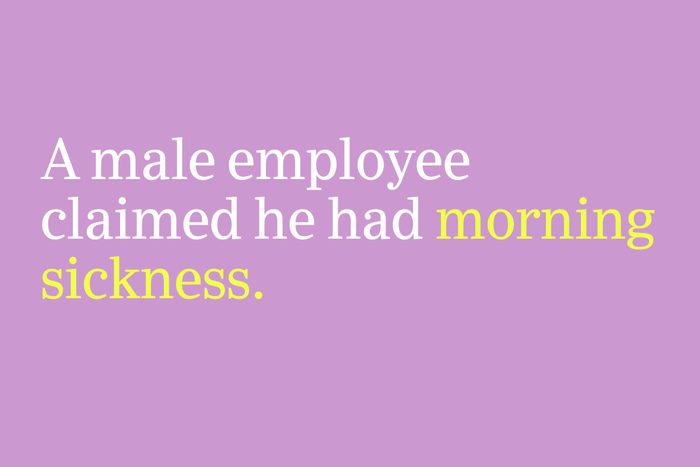 morning sickness