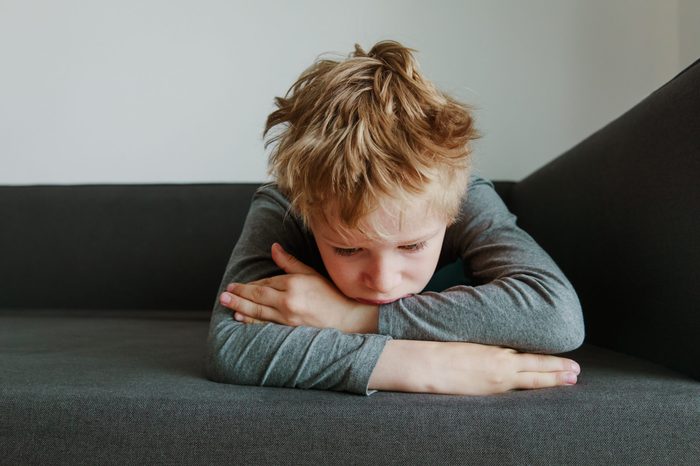 sad child, stress and depression