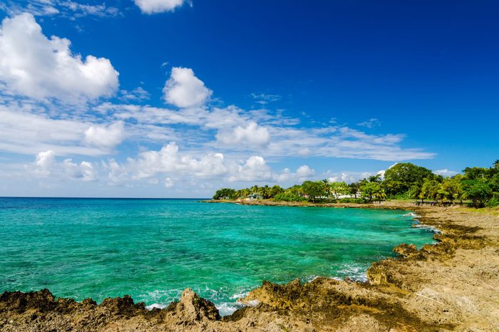 Beautiful Caribbean bay in San Andres, Colombia