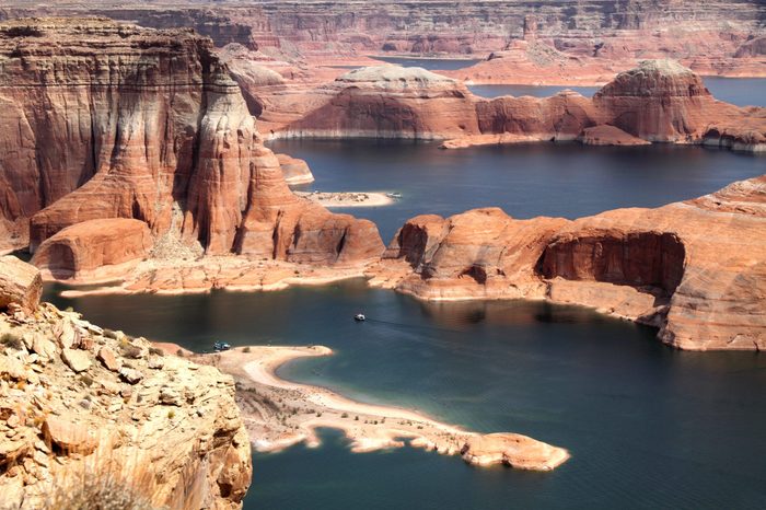 Lake Powell and Glen Canyon in Arizona, USA