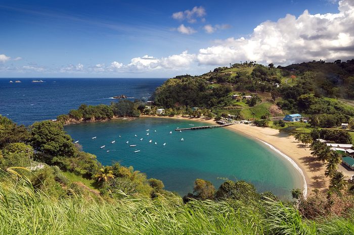 Republic of Trinidad and Tobago - Tobago island - Parlatuvier bay - Caribbean sea