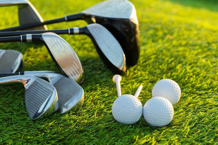 Golf ball and golf club