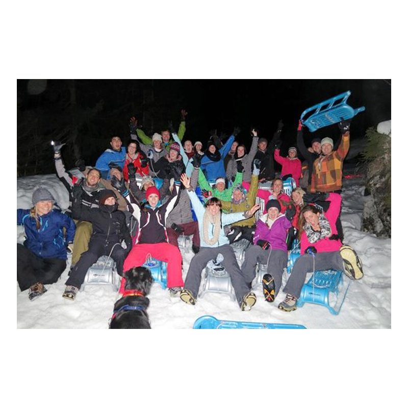 night time sled