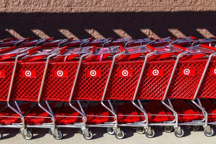 target shopping carts