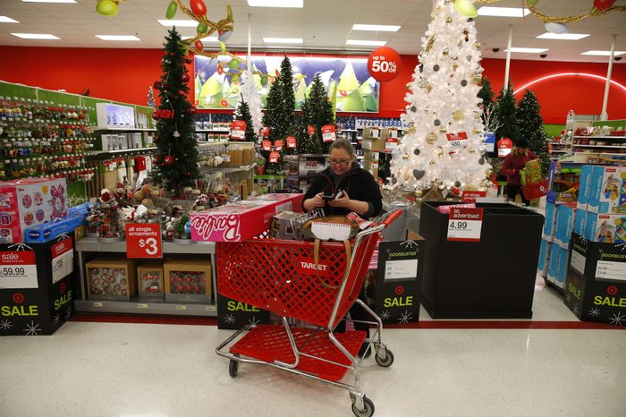 target holiday shopping