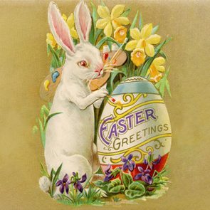 Rabbit painting 