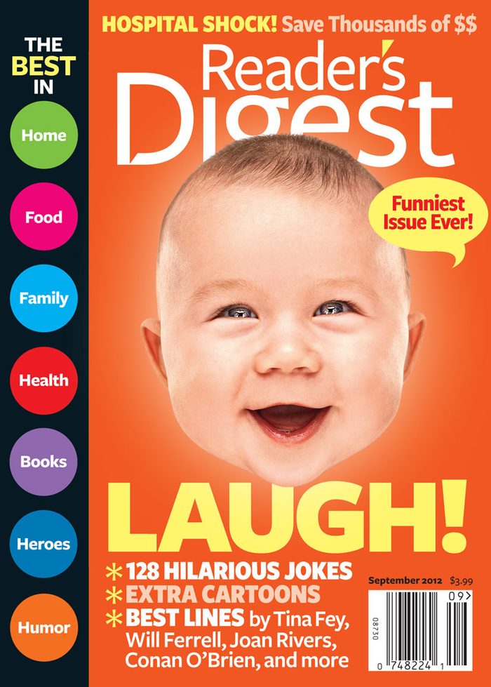 2012 September Readers Digest Cover