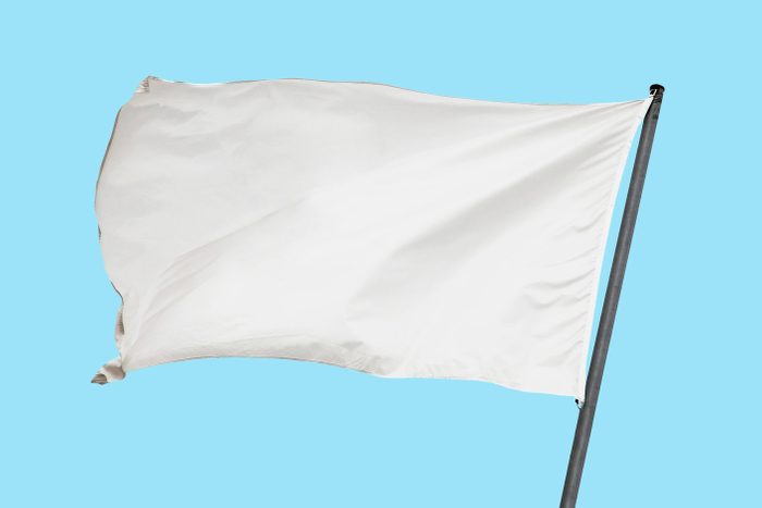 White flag blue