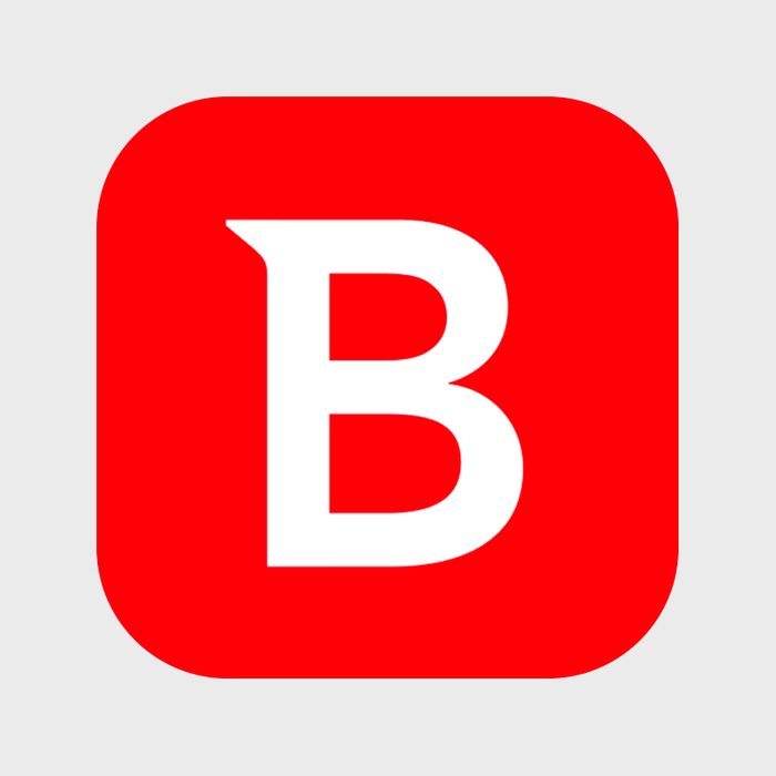 A bold white letter 