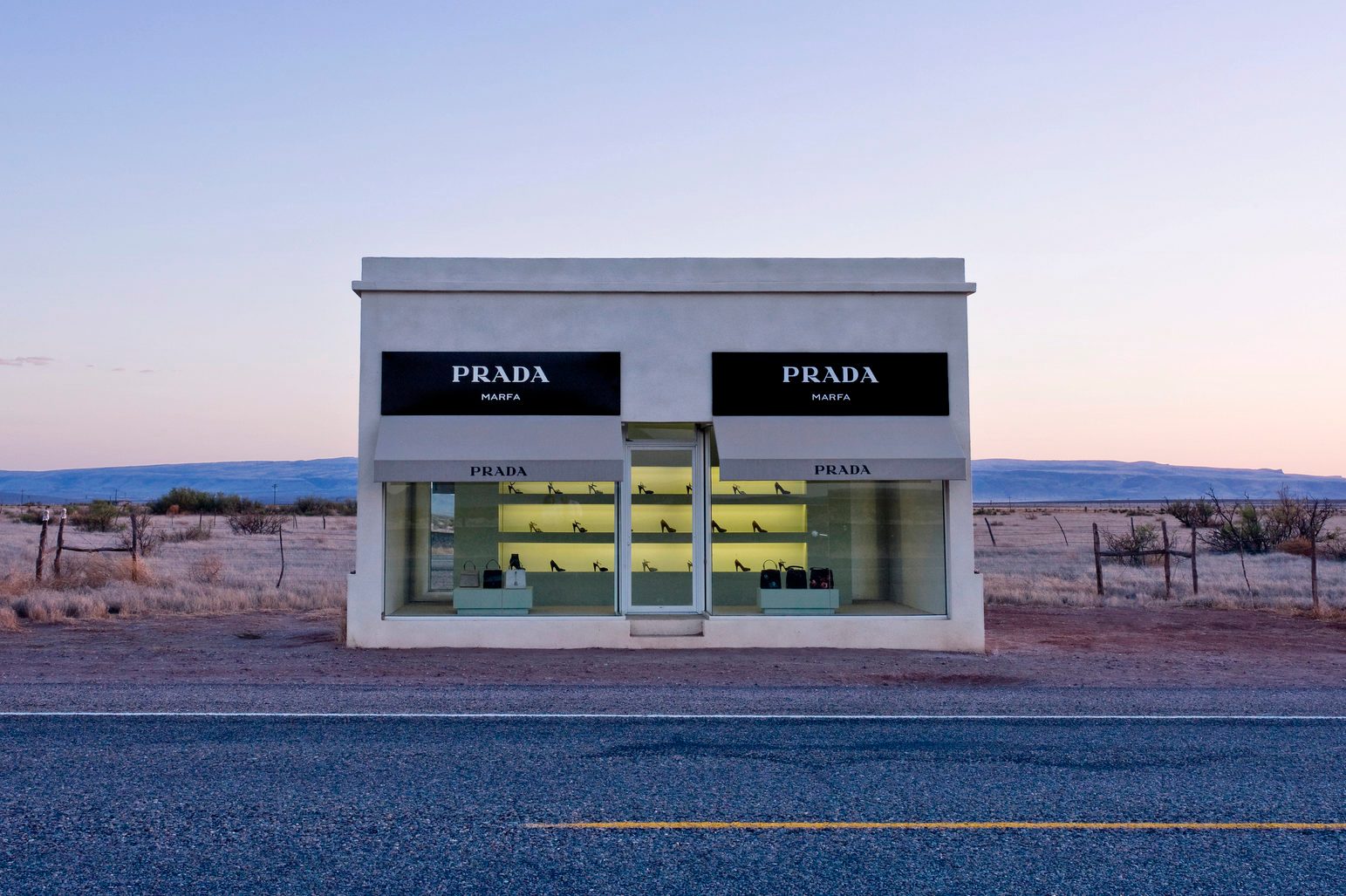 Art Installation of Prada Store