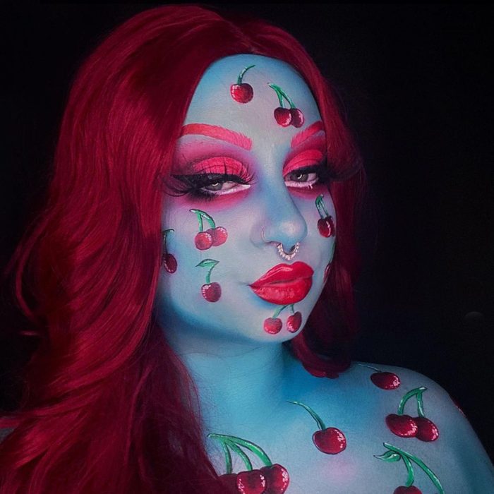 Cherry Bomb Face Paint