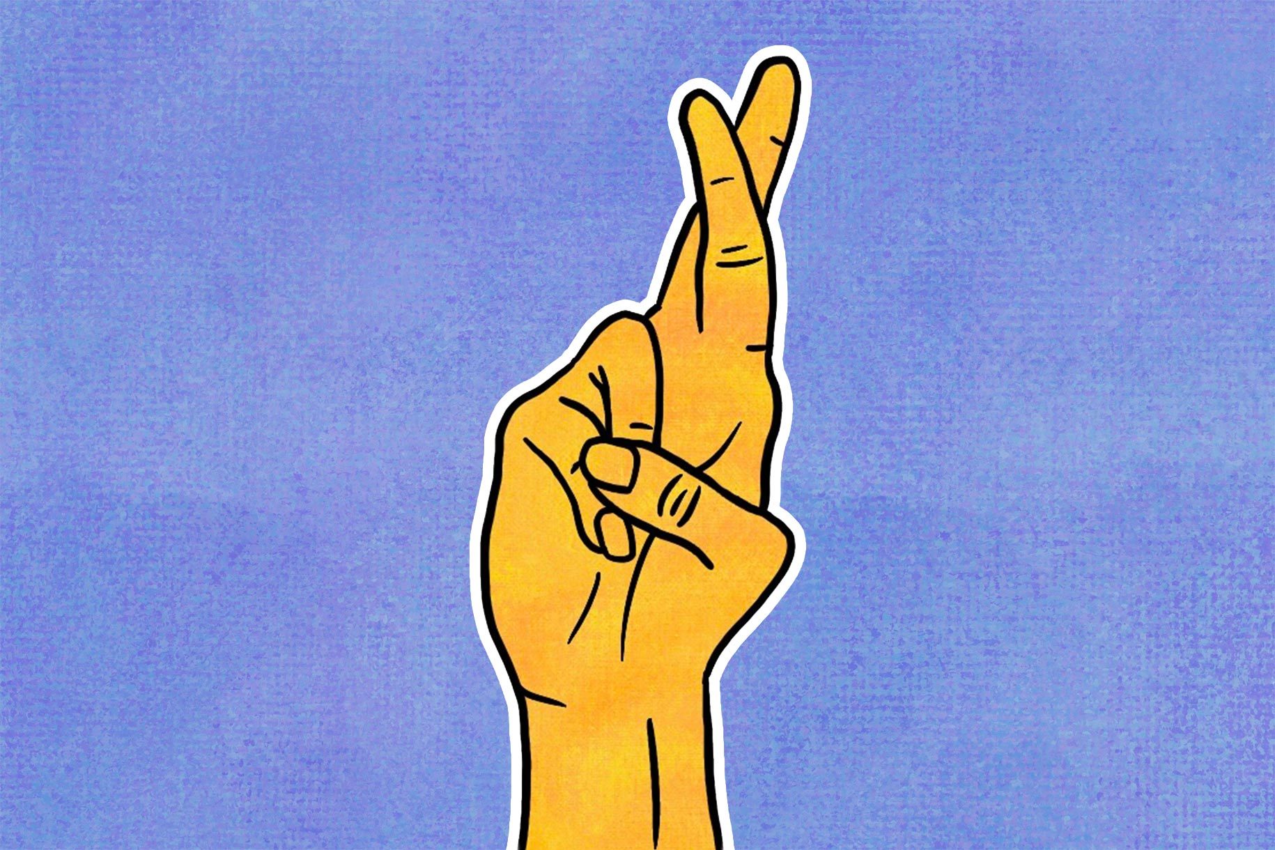 Crossed fingers