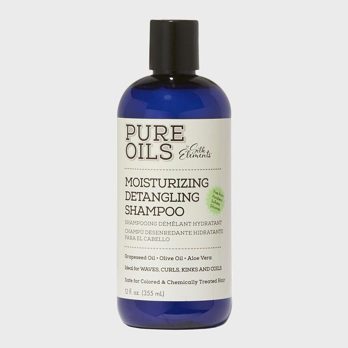 Shampoo bottle labeled 