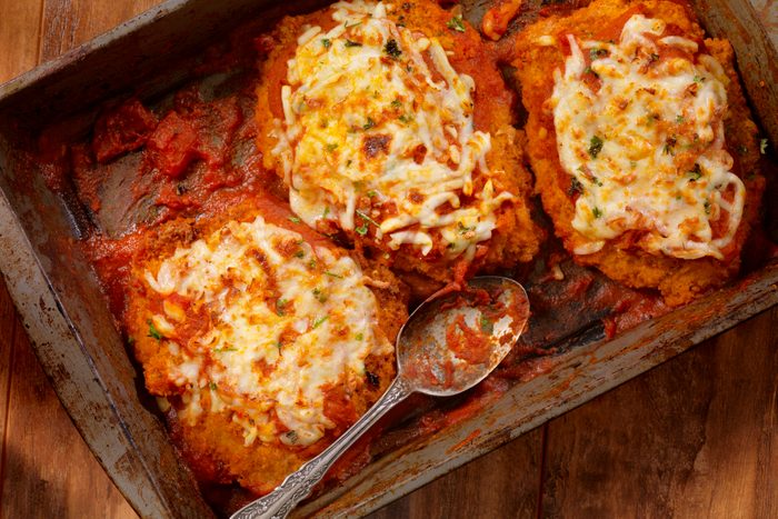 Chicken Parmesan with Spaghetti
