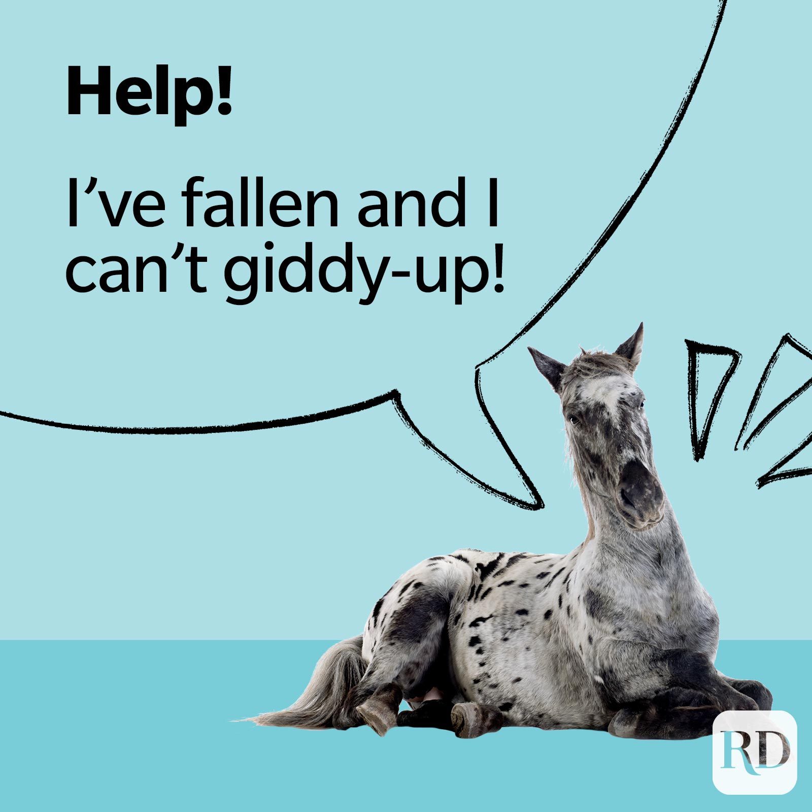 Help! I’ve fallen and can’t giddy-up!