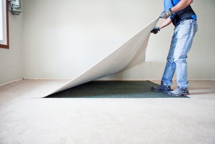 Home Renovations - Tearing Out Carpet