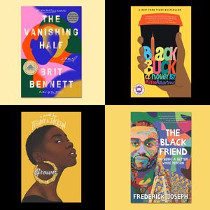 Book covers displayed; 