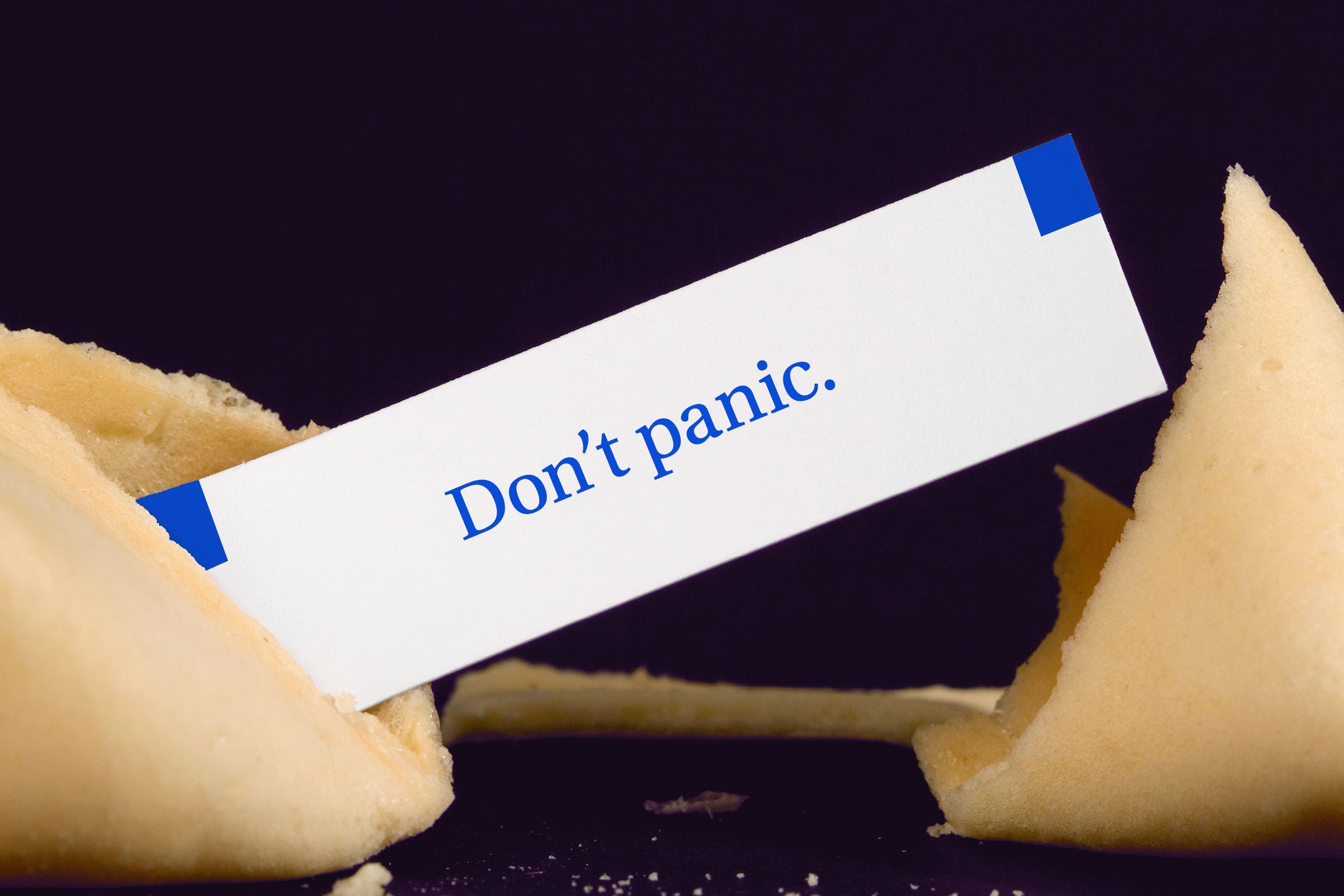 For image: Don't panic.