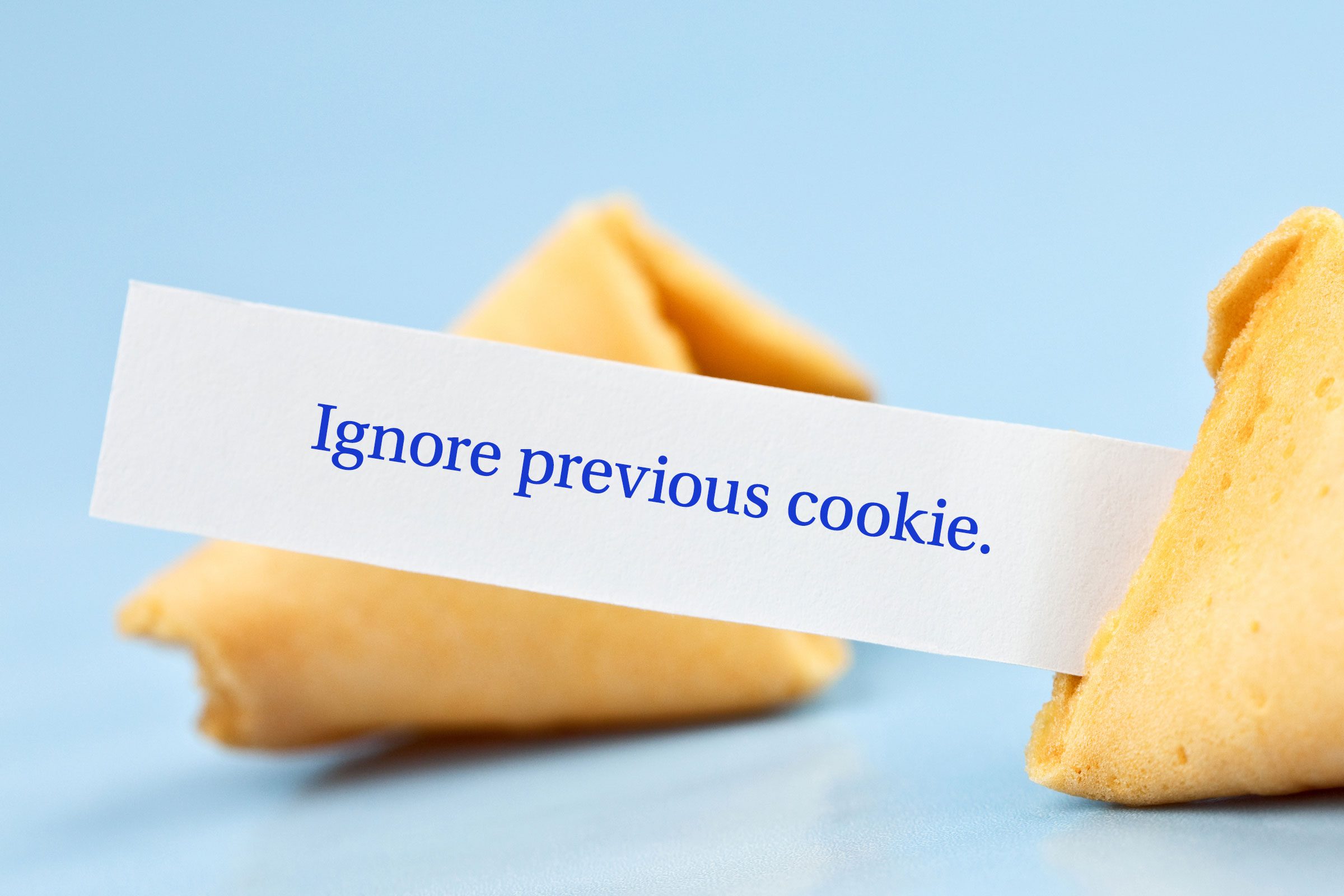 For image: Ignore previous cookie.