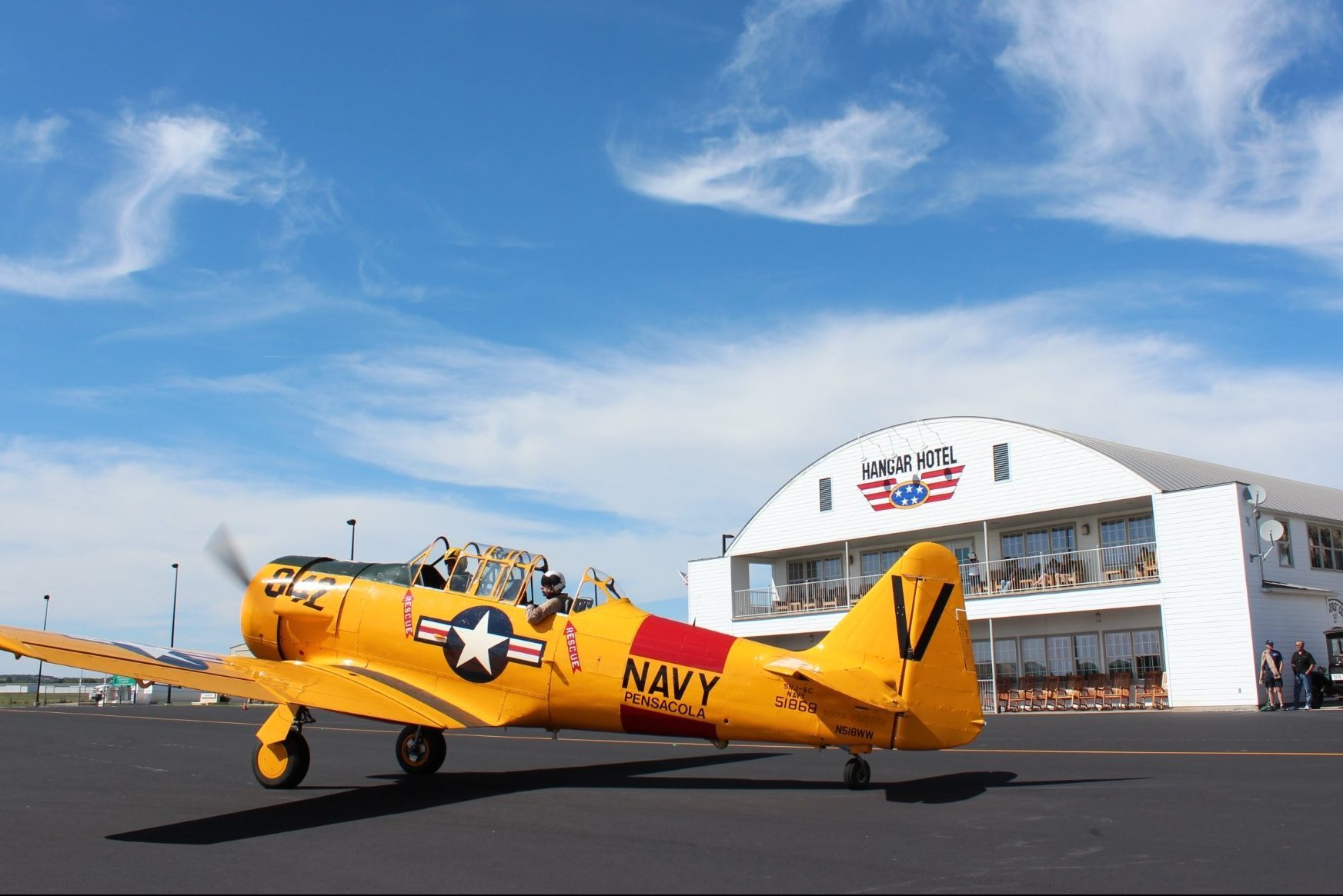 Hangar Hotel in Texas