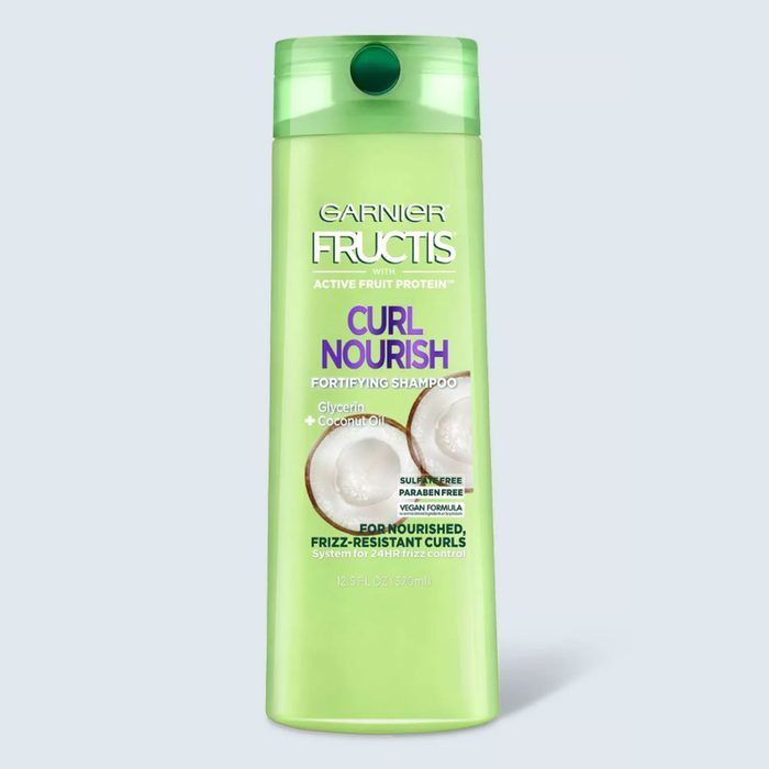 Shampoo bottle labeled 