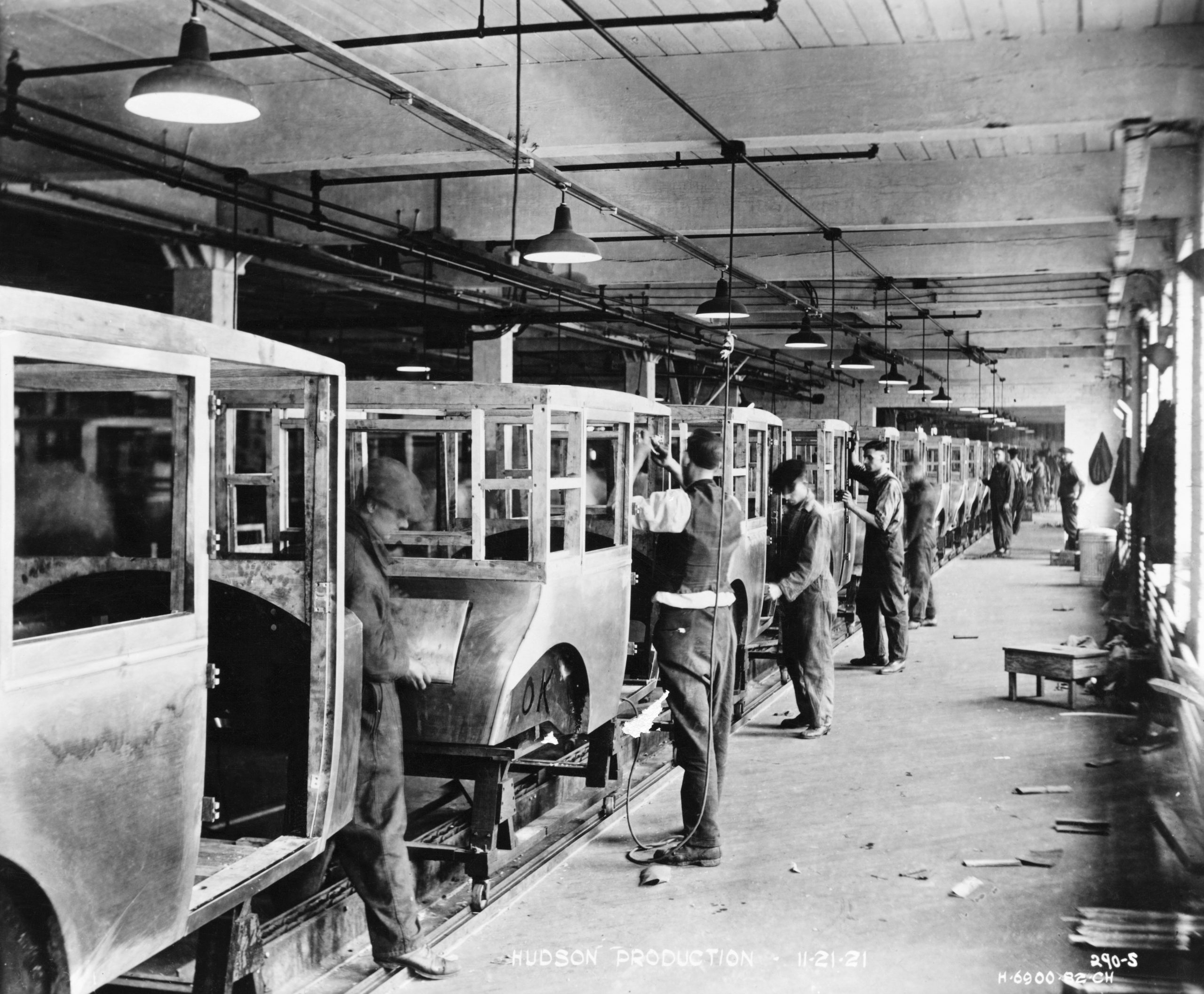 View of Hudson Factory Production Line