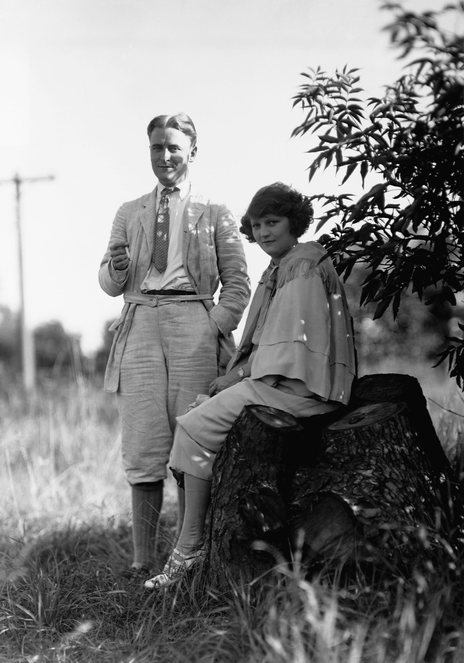 F. Scott and his wife Zelda Fitzgerald