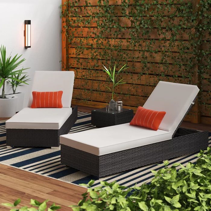 Putney 74.8 Long Reclining Single Chaise Ecomm Via Wayfair.com