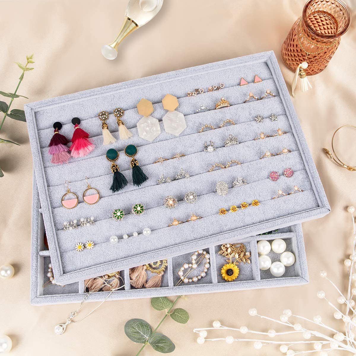 Mebbary Stackable Velvet Jewelry Ecomm Via Amazon.com