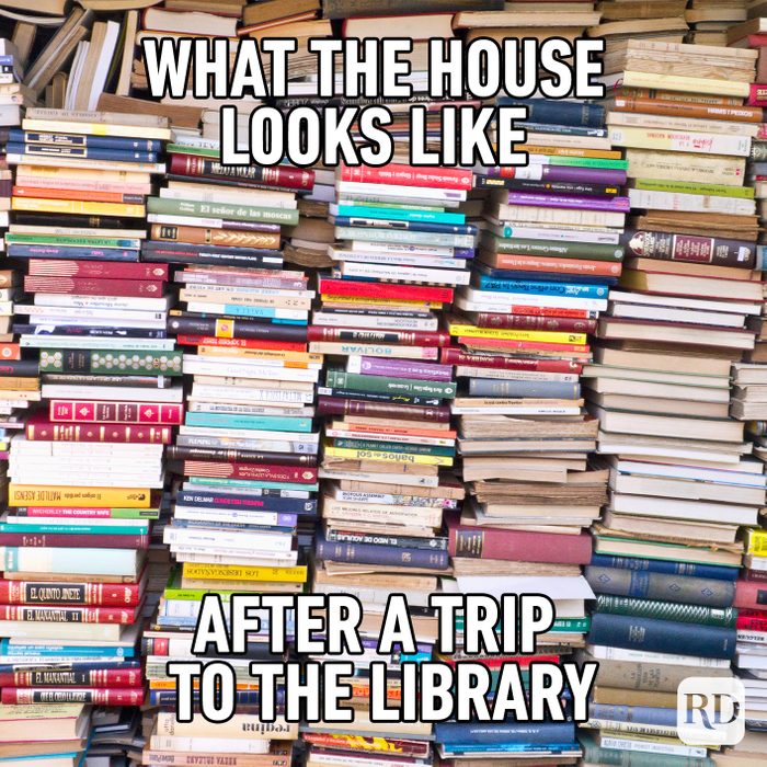 What The House Looks Like After A Trip To The Library