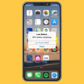 Phone displays 