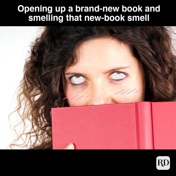 Opening Up A Brand New Book And Smelling That New Book Smell