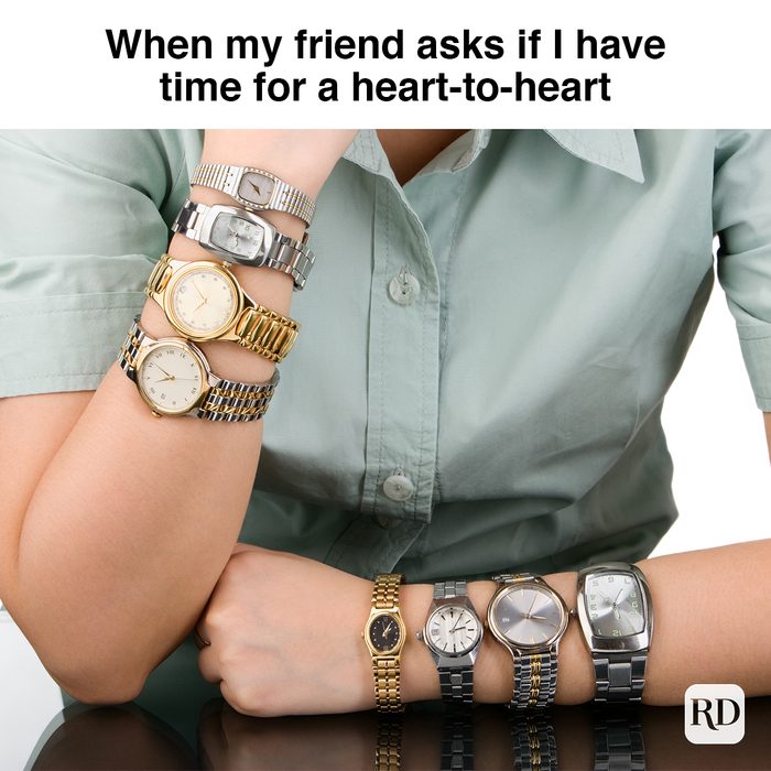 When My Friend Asks If I Have Time For A Heart To Heart