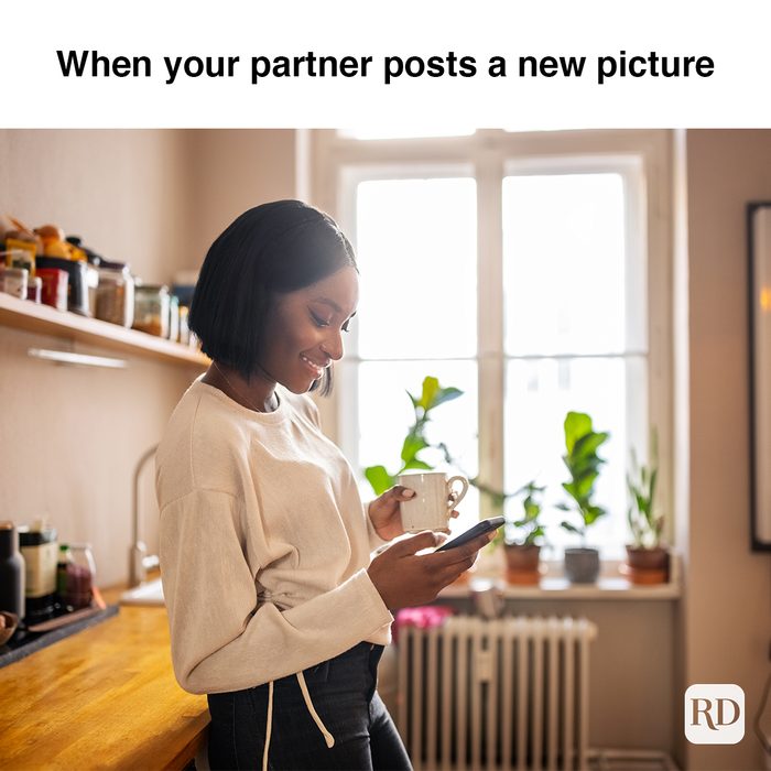 When Your Partner Posts A New Picture