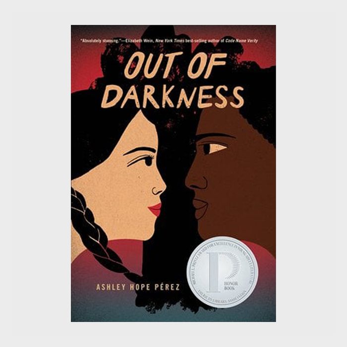 Two illustrated faces face each other; book title 