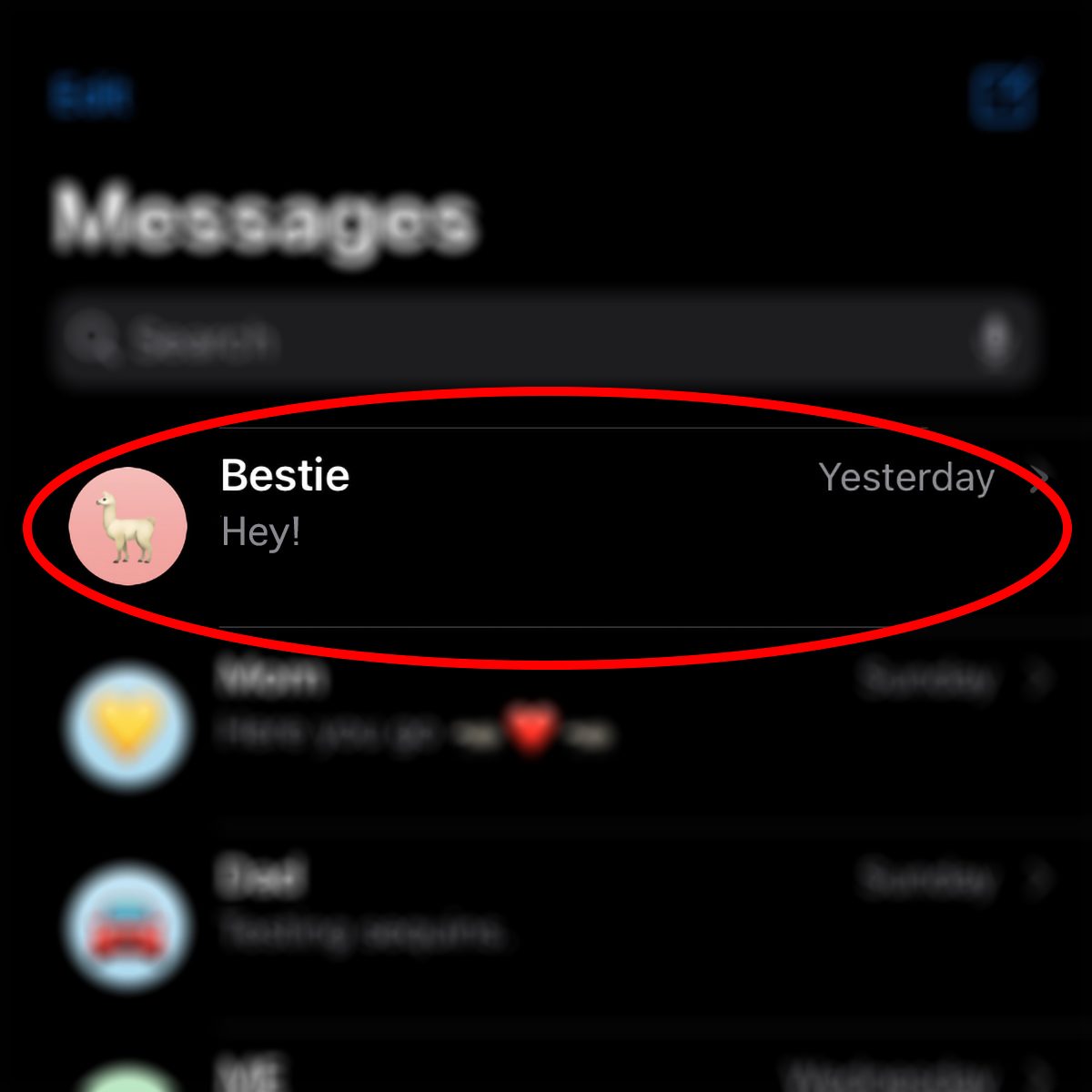 Messages Bestie Chat