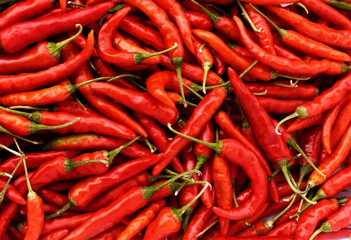 Red chili peppers
