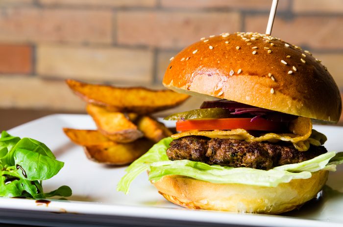 bison burger